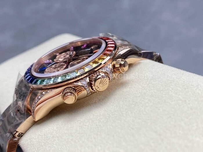 Rolex Daytona 116505 Modified and customized Rainbow bezel Rainbow Dial - Image 6