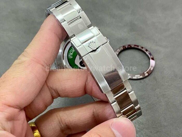 Rolex Daytona Modification and customization Moissanite Bezel Ice Blue Dial - Image 8