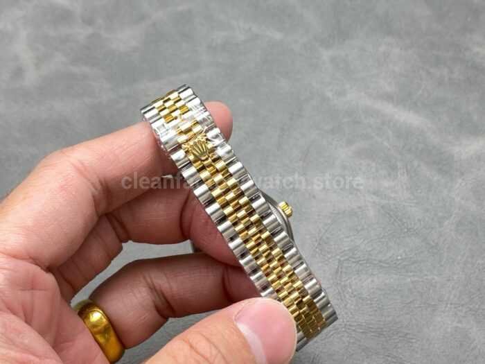 THB Factory Rolex Datejus Jubileet 278273 0028 31mm Yellow Gold Mother of Pearl Dial 5 Super Clone Watch,Clean Factory Watch