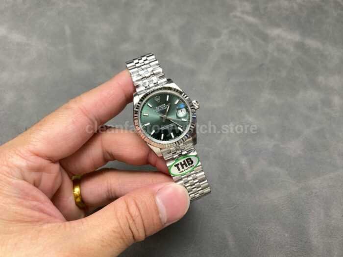 THB Factory Rolex Datejus Jubileet 278274 0018 31mm Green Dial 1 Super Clone Watch,Clean Factory Watch