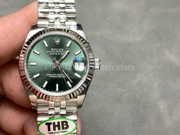 THB Factory Rolex Datejus Jubileet 278274 0018 31mm Green Dial 2 Super Clone Watch,Clean Factory Watch
