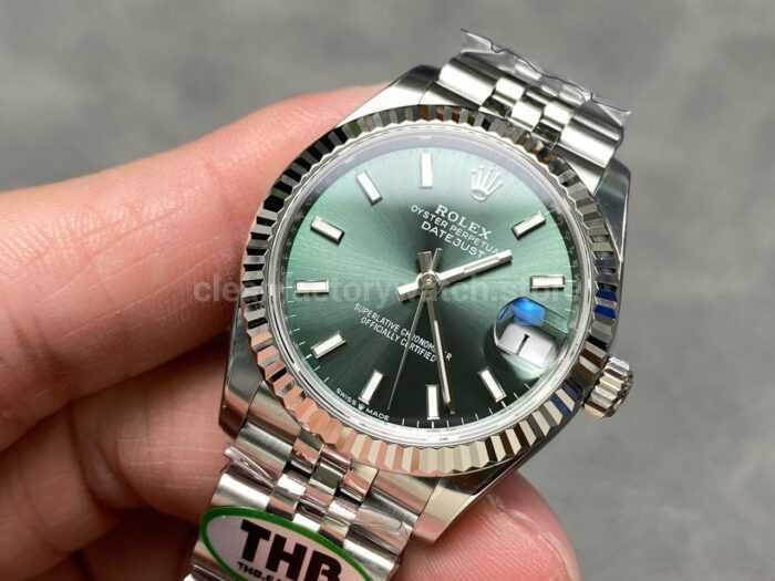THB Factory Rolex Datejus Jubileet 278274 0018 31mm Green Dial 6 Super Clone Watch,Clean Factory Watch