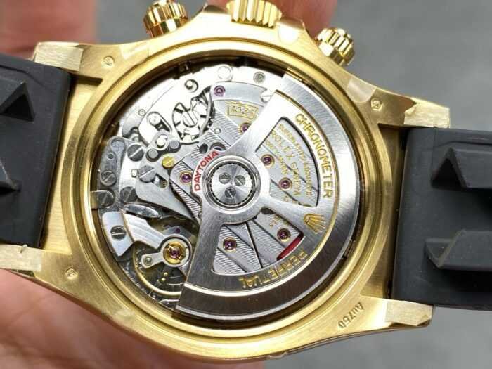 THB Factory Rolex Daytona 126518LN Yellow Gold Rubber Strap Tiffany Blue Dial 11 Super Clone Watch,Clean Factory Watch