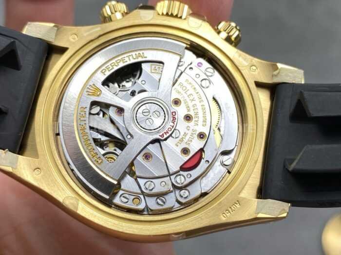 THB Factory Rolex Daytona 126518LN Yellow Gold Rubber Strap Tiffany Blue Dial 13 Super Clone Watch,Clean Factory Watch