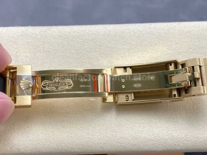THB Factory Rolex Daytona 126518LN Yellow Gold Rubber Strap Tiffany Blue Dial 9 Super Clone Watch,Clean Factory Watch