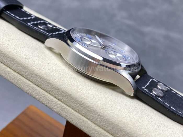 TW Factory IWC Big Pilot 46mm Arabic Numerals Silver Dial 7 Super Clone Watch,Clean Factory Watch