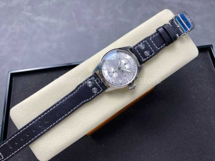 TW Factory IWC Big Pilot 46mm Arabic Numerals Silvery White Dial 4 Super Clone Watch,Clean Factory Watch