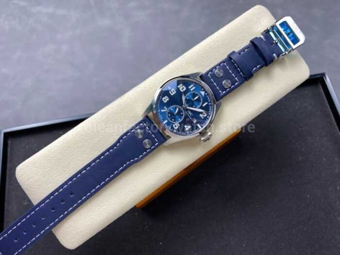 TW Factory IWC Le Petit Prince Monopusher Big Edition IW515202 46mm Arabic Numerals Blue Dial 7 Super Clone Watch,Clean Factory Watch