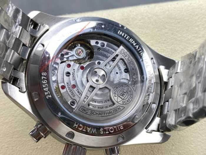 TW Factory IWC Pilot Chronograph IW377726 43mm Arabic Numerals Green Dial 8 Super Clone Watch,Clean Factory Watch
