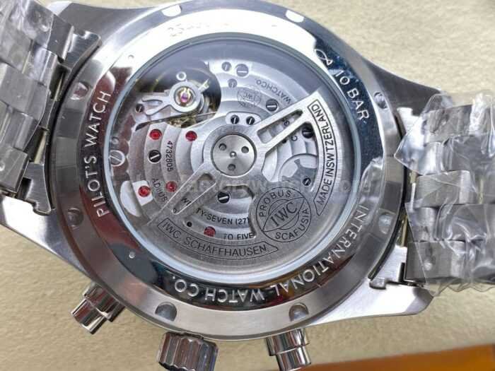 TW Factory IWC Pilot Chronograph IW378006 43mm Arabic Numerals Green Dial 6 Super Clone Watch,Clean Factory Watch