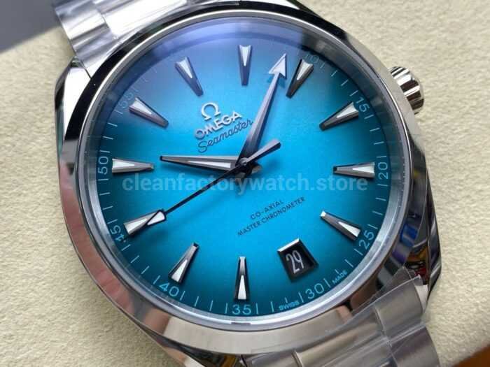 VS Factory Omega Seamaster Aqua Terra 220.10.41.21.03.006 41mm Turquoise Colour Dial 1 Super Clone Watch,Clean Factory Watch