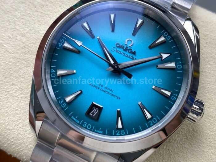 VS Factory Omega Seamaster Aqua Terra 220.10.41.21.03.006 41mm Turquoise Colour Dial 2 Super Clone Watch,Clean Factory Watch