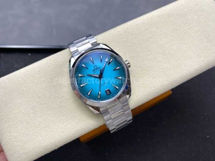 VS Factory Omega Seamaster Aqua Terra 220.10.41.21.03.006 41mm Turquoise Colour Dial 5 Super Clone Watch,Clean Factory Watch