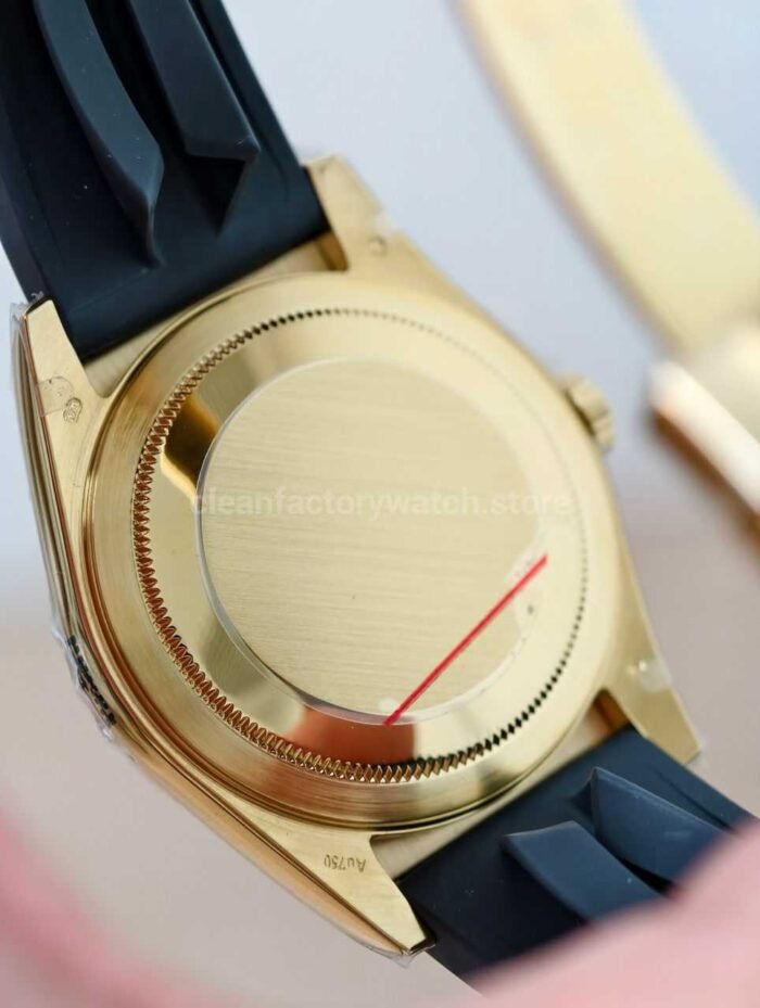 ZF Factory CounterWeight Rolex Sky-Dweller 336938-0008 42mm Yellow Gold OysterFlex Green Dial - Image 6