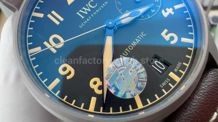 ZF Factory IWC Big Pilot Heritage IW501004 46mm Black Dial 2 Super Clone Watch,Clean Factory Watch