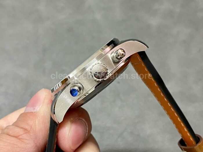 ZF Factory IWC Pilot Chronograph Le Petit Prince IW377714 43mm Steel Leather Strap Blue Arabic Nu 6 Super Clone Watch,Clean Factory Watch