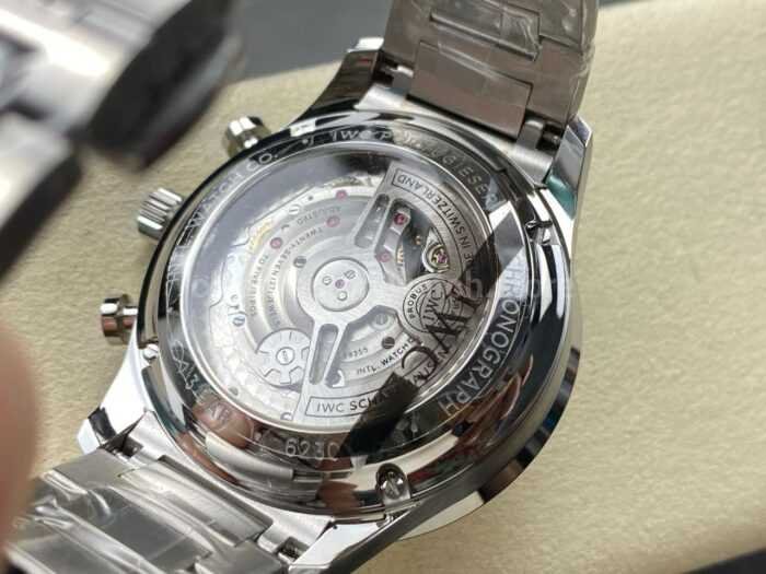 ZF Factory IWC Portuguese Chronograph IW371617 41mm Steel Silver Dial 9 Super Clone Watch,Clean Factory Watch
