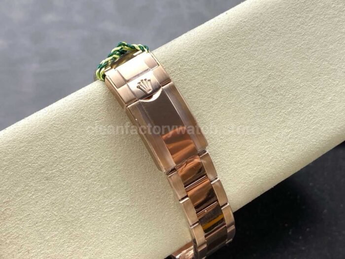 ZF Factory Rolex Daytona 116595RBOW 40mm Rose Gold Rainbow Bezel Diamond Black Dial - Image 9