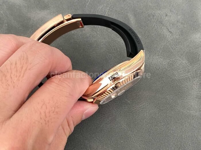 ZF Factory Rolex Sky-Dweller 336235-0003 42mm Rose Gold Rubber Strap White Dial - Image 5