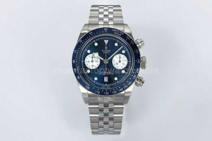 ZF Factory Tudor Heritage Black Bay Chrono 79360B 0002 41mm Jubilee Blue Dial 1 Super Clone Watch,Clean Factory Watch