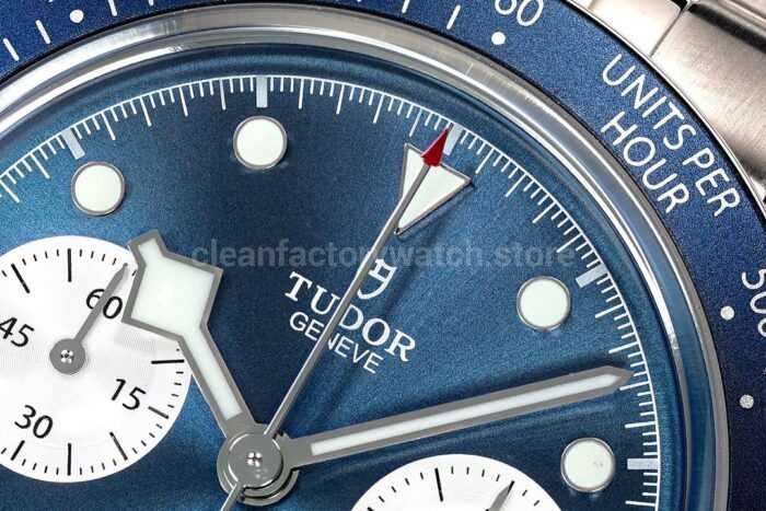 ZF Factory Tudor Heritage Black Bay Chrono 79360B 0002 41mm Jubilee Blue Dial 3 Super Clone Watch,Clean Factory Watch