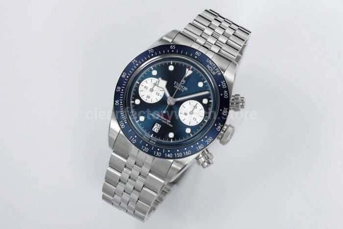 ZF Factory Tudor Heritage Black Bay Chrono 79360B 0002 41mm Jubilee Blue Dial 4 Super Clone Watch,Clean Factory Watch