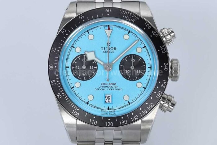 ZF Factory Tudor Black Bay Chrono 79360N-0024 41mm Jubilee Turquoise Dial - Image 2