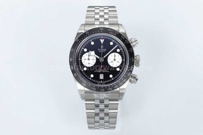 ZF Factory Tudor Panda Black Bay Chrono 79360N 0001 41mm Jubilee Black Dial 5 Super Clone Watch,Clean Factory Watch
