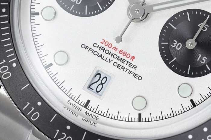 ZF Factory Tudor Panda Black Bay Chrono 79360N 0002 41mm Jubilee White Dial 2 Super Clone Watch,Clean Factory Watch