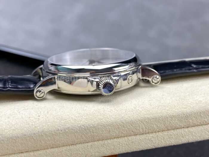 ZM Factory Patek Philippe Perpetual Calendar 5159G 012 38mm Steel Leather Strap White Dial 9 Super Clone Watch,Clean Factory Watch