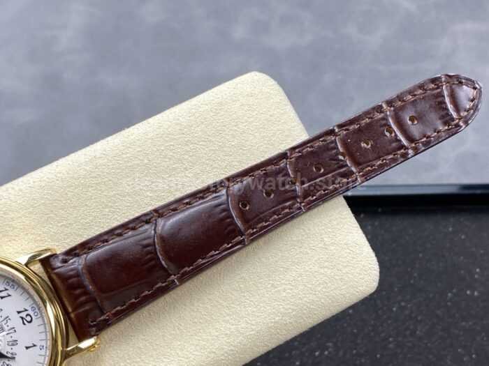 ZM Factory Patek Philippe Perpetual Calendar 5159J 001 38mm Yellow Gold Leather Strap White Dial 2 Super Clone Watch,Clean Factory Watch