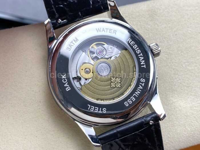 ZM Factory Patek Philippe Perpetual Calendar 5496P 001 40mm Steel Leather Strap White Dial 2 Super Clone Watch,Clean Factory Watch