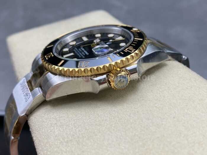 ZQ Factory Rolex Submariner Date 116613LN 40mm Half Gold Black Dial 7 Super Clone Watch,Clean Factory Watch