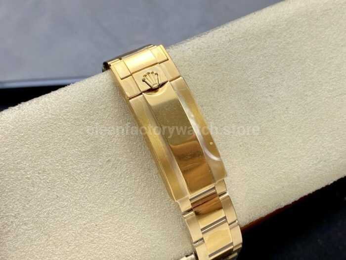 ZQ Factory Rolex Submariner Date 116618LB 40mm Full Yellow Gold Blue Dial 2 Super Clone Watch,Clean Factory Watch