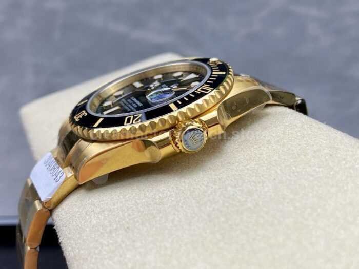 ZQ Factory Rolex Submariner Date 116618LN 40mm Full Yellow Gold Black Dial 6 Super Clone Watch,Clean Factory Watch