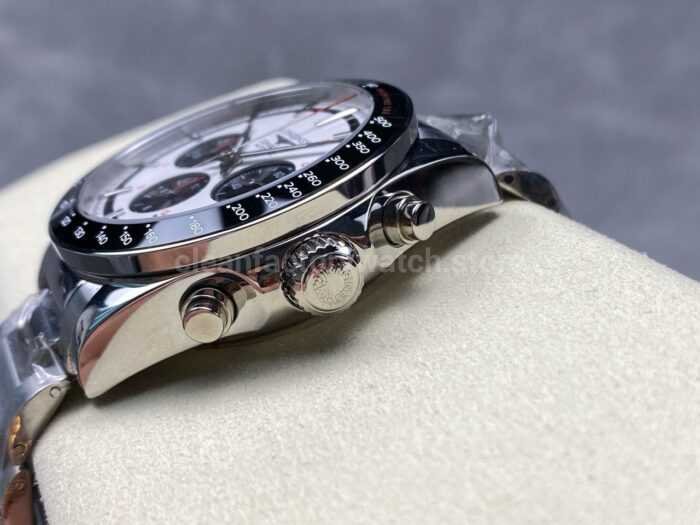 AF Factory Longines Conquest Chronograph L3.835.4.72.6 42mm Full Steel Strap Black Eyes White Dial 5 Super Clone Watch,Clean Factory Watch