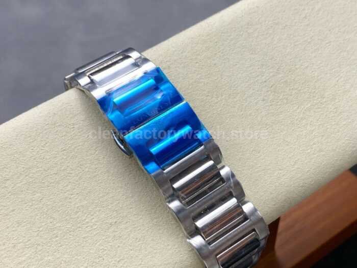 AF Factory Longines Conquest Chronograph L3.835.4.91.2 42mm Full Steel Strap White Eyes Blue Dial 2 Super Clone Watch,Clean Factory Watch