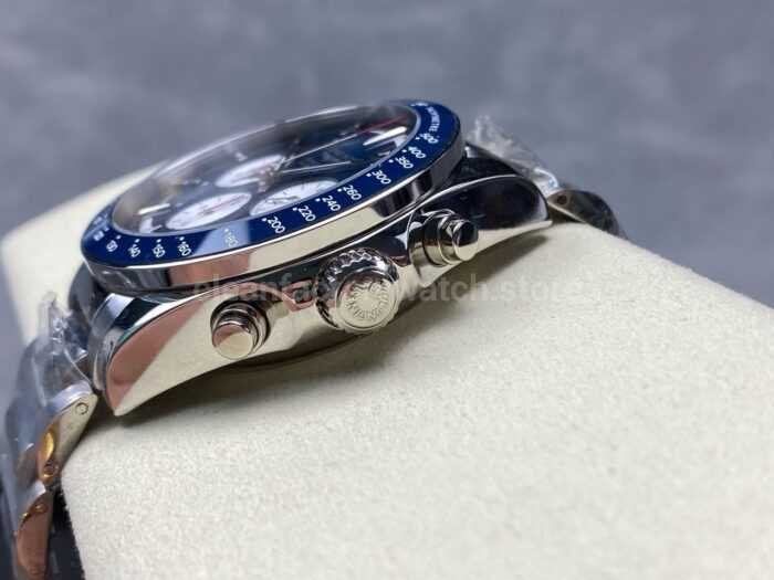 AF Factory Longines Conquest Chronograph L3.835.4.91.2 42mm Full Steel Strap White Eyes Blue Dial 4 Super Clone Watch,Clean Factory Watch