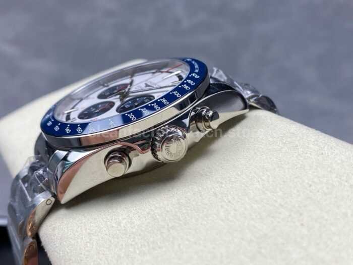 AF Factory Longines Conquest Chronograph L3.835.4.98.6 42mm Full Steel Strap Blue Eyes White Dial 4 Super Clone Watch,Clean Factory Watch