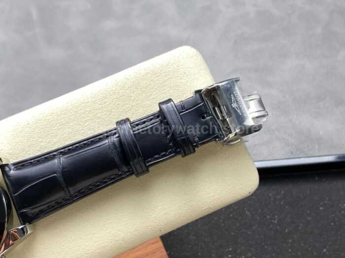 AF Factory Longines Conquest Chronograph L3.836.4.52.9 42mm Steel Leather Strap Black Eyes Gray Dial 3 Super Clone Watch,Clean Factory Watch