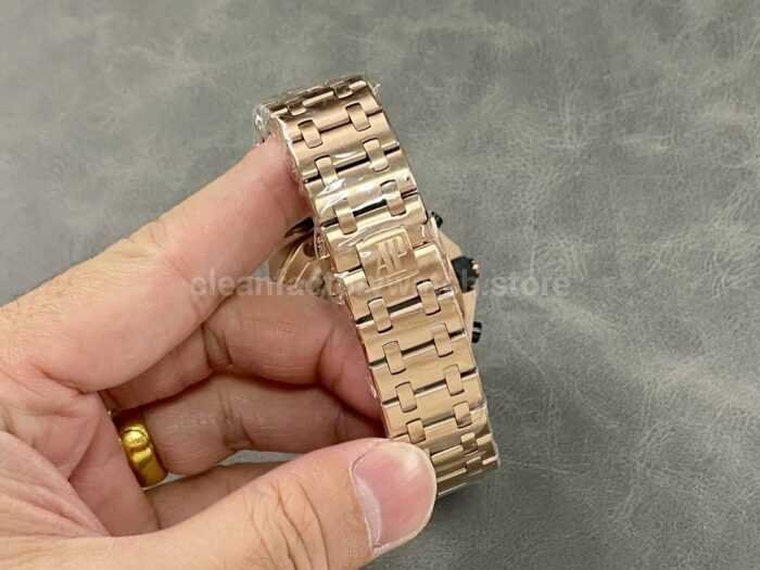 APF Factory Audemars Piguet Royal Oak Offshore Chronograph 26470OR.OO .1000OR.03 42mm Full Rose Gold Black D 5 Super Clone Watch,Clean Factory Watch