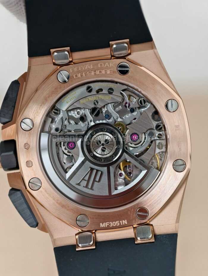 APS Factory Audemars Piguet Royal Oak Offshore Chronograph 26420RO.OO .A002CA.01 43mm Rose Gold Rubb 4 Super Clone Watch,Clean Factory Watch