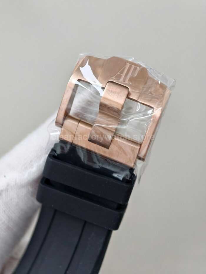 APS Factory Audemars Piguet Royal Oak Offshore Chronograph 26420RO.OO .A002CA.01 43mm Rose Gold Rubb 6 Super Clone Watch,Clean Factory Watch