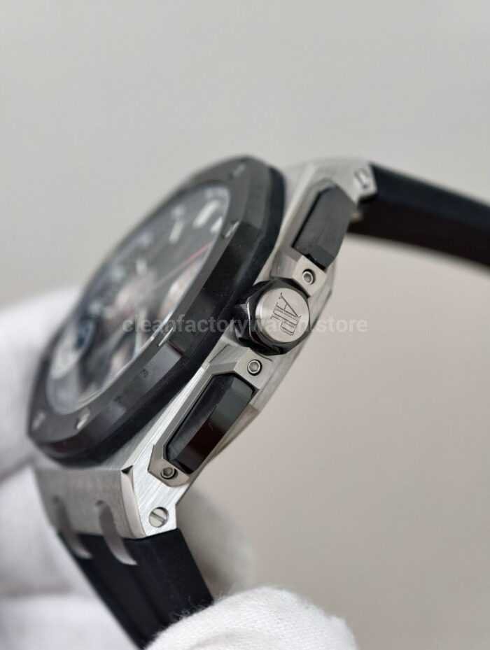 APS Factory Audemars Piguet Royal Oak Offshore Chronograph 26420SO.OO .A002CA.01 43mm Steel Rubber Strap 5 Super Clone Watch,Clean Factory Watch