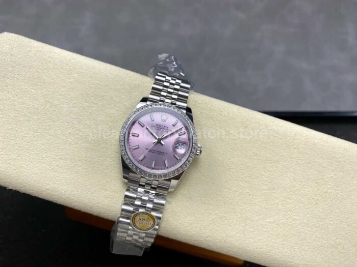 ARF Factory Counterweight Rolex Datejust 278384RBR-0018 31mm Diamond Bezel Pink Dial - Image 5