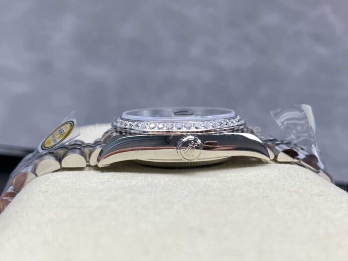 ARF Factory Counterweight Rolex Datejust 278384RBR-0020 31mm Diamond Bezel Grey Dial - Image 7