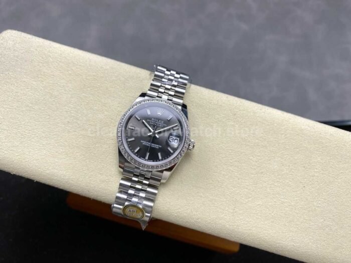 ARF Factory Counterweight Rolex Datejust 278384RBR-0020 31mm Diamond Bezel Grey Dial - Image 5