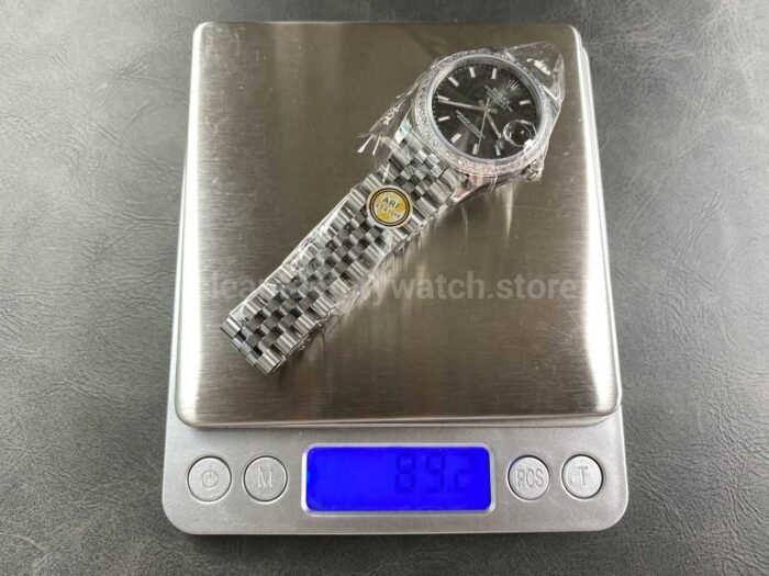 ARF Factory Counterweight Rolex Datejust 278384RBR-0020 31mm Diamond Bezel Grey Dial - Image 10