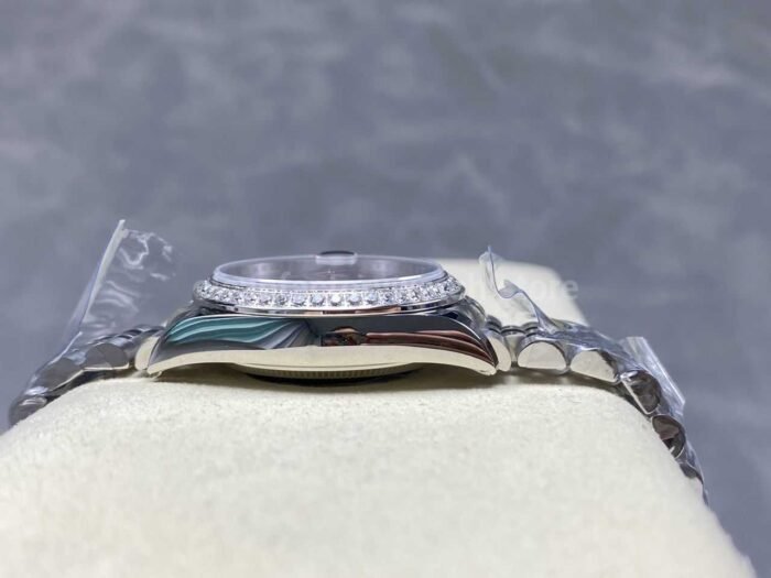 ARF Factory Counterweight Rolex Datejust 278384RBR-0030 31mm Diamond Bezel Roman VI Aubergine Dial - Image 6