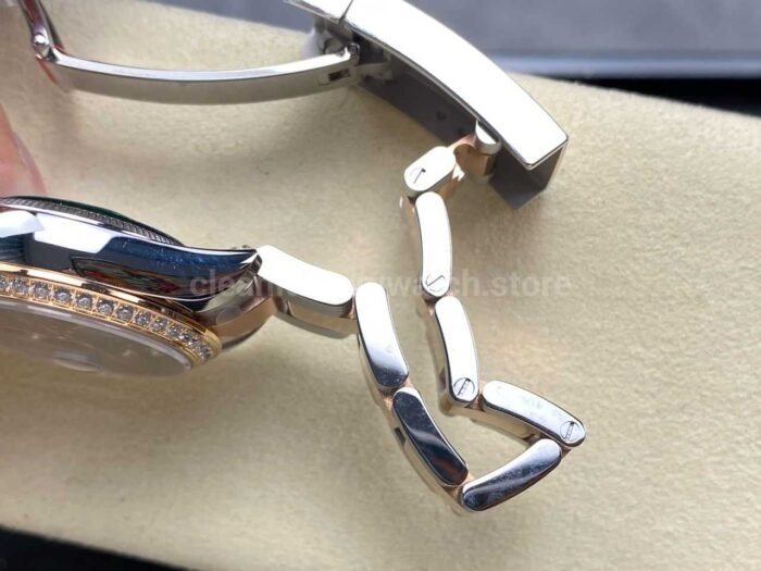 ARF Factory Counterweight Rolex Datejust Oyster 278381RBR 31mm Rose Gold Diamond Bezel Purple Dial - Image 12